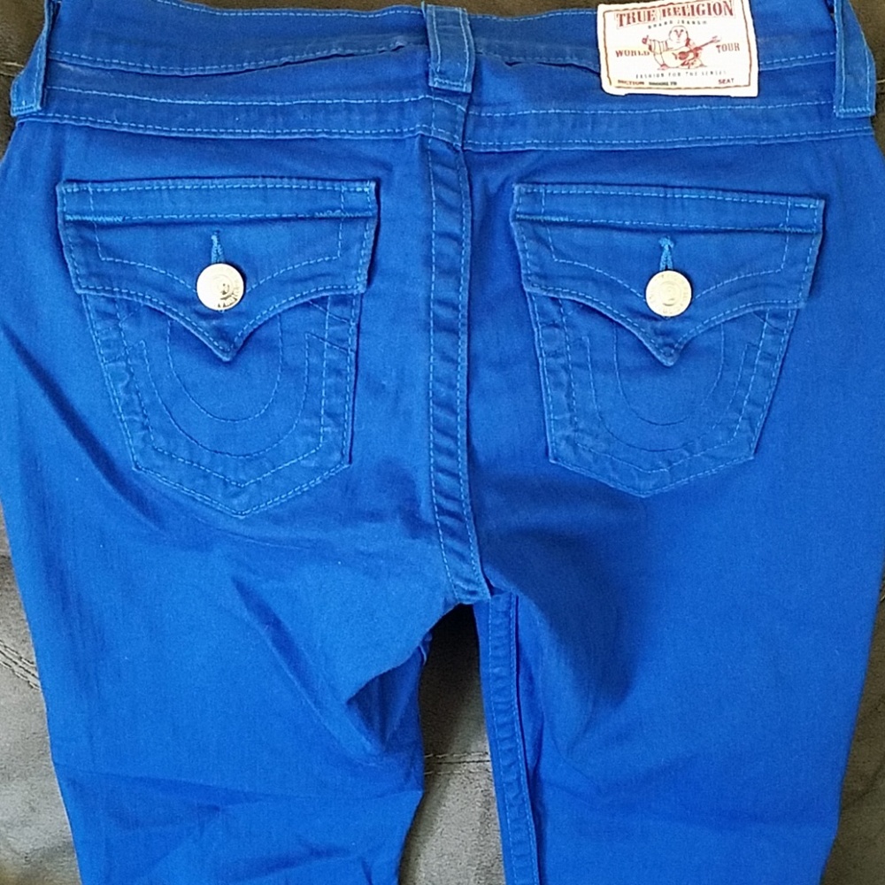True Religion Brooklyn Skinny crop jeans